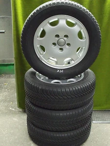 4St.Audi Alu Sommer Kompletträder 205/60R15 6x15 ET45  8D0601025F  5x112 (X31) - Bild 1 von 2