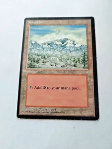 MTG Mountain Ice Age 340 Regular Land - Edge wear - Picture 1 of 7