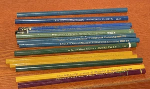 13 Vtg  Drawing Pencils: Dixon, J.S. Staedtler Mars, KOH-I-NOOR, Faber, etc. - Picture 1 of 13
