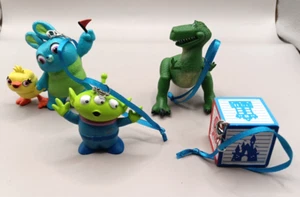 Disney Parks 2021 Toy Story 4 Figurine Set of 4 Ornaments Read - Picture 1 of 18