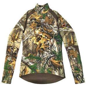 Field & Stream Women Base Defense Midweight Mock Neck Base Layer Realtree Extra