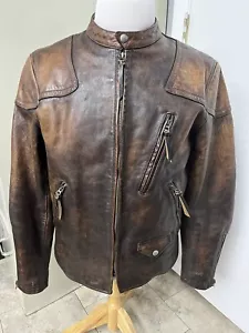 Cidu Heavyweight Leather Jacket Sz 2XL - Picture 1 of 22