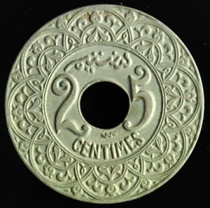 Morocco 1921 ~24 25 Centimes AU M1228 - Picture 1 of 2