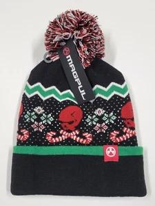 NUEVO CON ETIQUETAS GORRO NEGRO MAGPUL SOMBRERO DE INVIERNO - CALAVERAS / POMPÓN + - OSFA - ENVÍO GRATUITO - Imagen 1 de 2