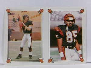 Pegatinas álbum Topps 1987 Jim McMahon Tim McGee #158-9 novato radiocontrol - Imagen 1 de 2