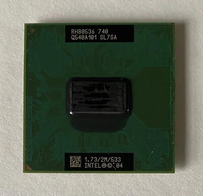 SL7SA Intel Pentium M 740 1.73GHz Socket 478 Laptop CPU Processor - Tested - Image 1 of 4