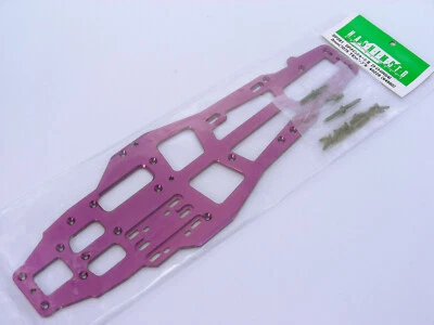 Vintage Custom CNC HPI Nitro RS4 Racer 1-2 7075 3mm T6 PURPLE Racing Chassis NEW - Image 1 of 4