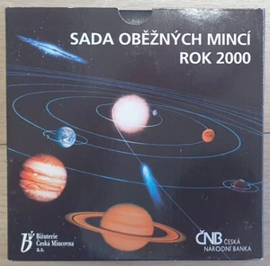 CZECH 2000 CNB Mint Set Sada Mincí 11 Coins Space + Millennium - Picture 1 of 8