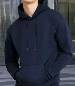 Men's Regular Fit Long Sleeve Pocket Hooded Sweatshirt - Picture 1 of 6