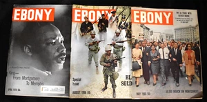 Ebony Magazine May 1965 Martin Luther King Jr, August 1968, & April 1970 - Picture 1 of 4