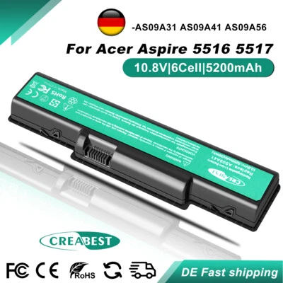 10.8V AS09A90 AS09A41 AS09A51 Akku Für ACER Aspire 5516 5532 7715 7315 4332 4732 - Bild 1 von 4