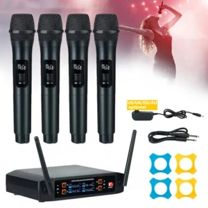 Drahtloses Mikrofon, Handheld Kabelloses Metall Dynamisches Mikro System & Akku - Bild 1 von 26