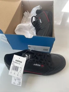 Adidas Entrenadores Originales Continental 80 Entrenadores Zapatos Tenis Negro Reino Unido 5 - Imagen 1 de 5