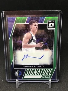 2017-18 Optic Dwight Powell Signature Series Green Auto Mavericks 2/5 - Picture 1 of 2
