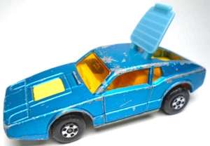1973 MATCHBOX LESNEY SUPERFAST #65 SAAB SONETT III BLUE 1:64 DIECAST 2 7/8" CAR - Imagen 1 de 7