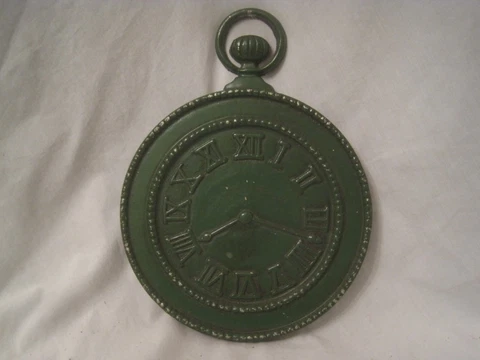 vintage large wall decor Roman Numeral faux clock stopwatch metal " MIDWEST TS-6 Cover