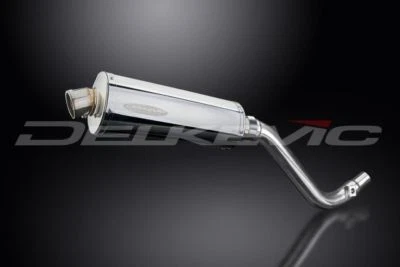 Delkevic 14" Stainless Oval Muffler - Suzuki DR650S DR650SE 1996-2024 Exhaust - Image 1 of 3