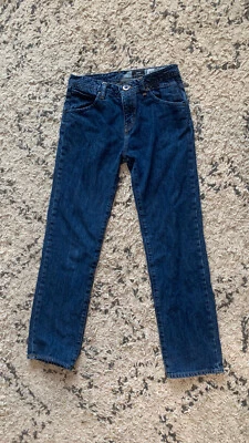 Volcom Jeans Youth Boys Size 27 Nova  Modern Straight Leg Blue Denim - Image 1 of 4