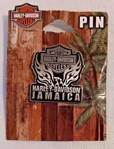 H-D della GIAMAICA HARLEY DAVIDSON RIVENDITORE GIACCA GILET SPILLA. - Foto 1 di 3