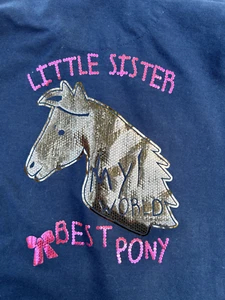 HKM Little Sister Navy Short Sleeve Polo, Size 3/4T - Picture 1 of 9