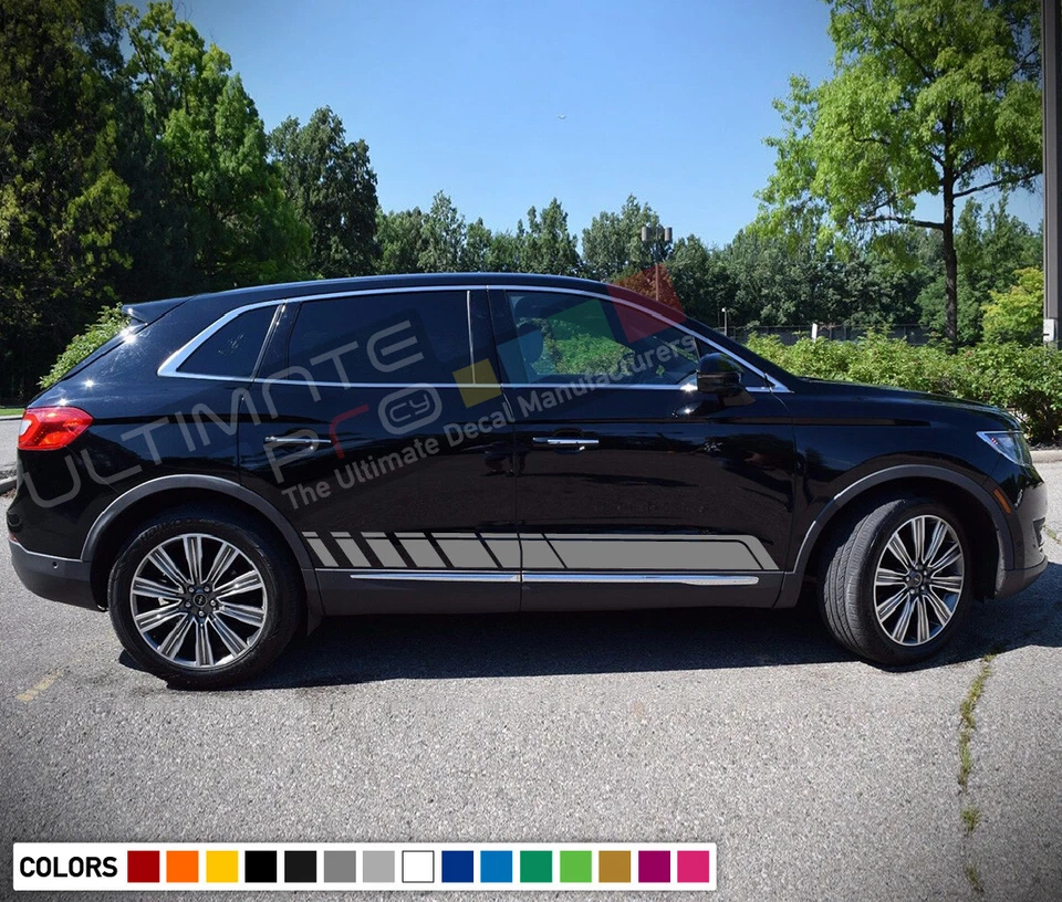 Decal sticker Stripe turbo For Lincoln MKX Carbon mirror Brakes Rims Tyre Sport - Image 1 of 4