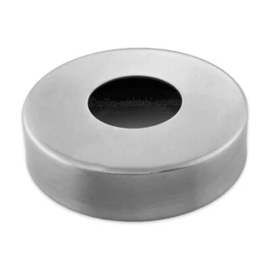 Edelstahl Rosette V2A V4A geschliffen hochglanzpoliert Abdeckung Abdeckrosette - Bild 1 von 7