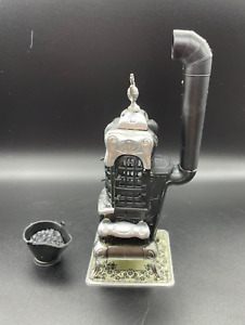 Vtg Miniature Dollhouse Chrysnbon Parlor Stove Kit F-209 1:12 Scale Preowned