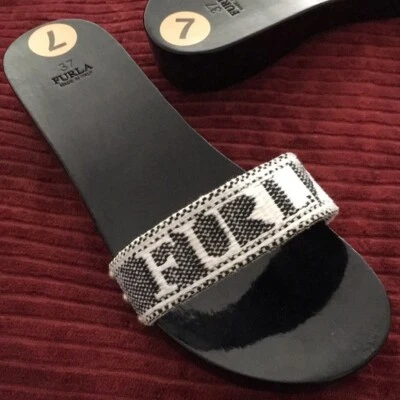 New Furla Italy signature sandal clogs shoes size 37 - Image 1 of 2