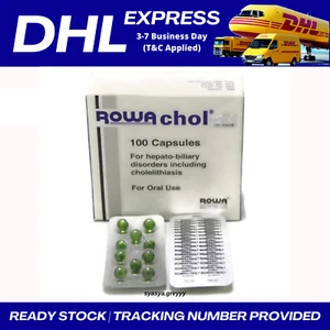 ROWACHOL For Hepato Biliary Disorders Including Cholelitiasis 100'S DHL SHIP - Picture 1 of 4