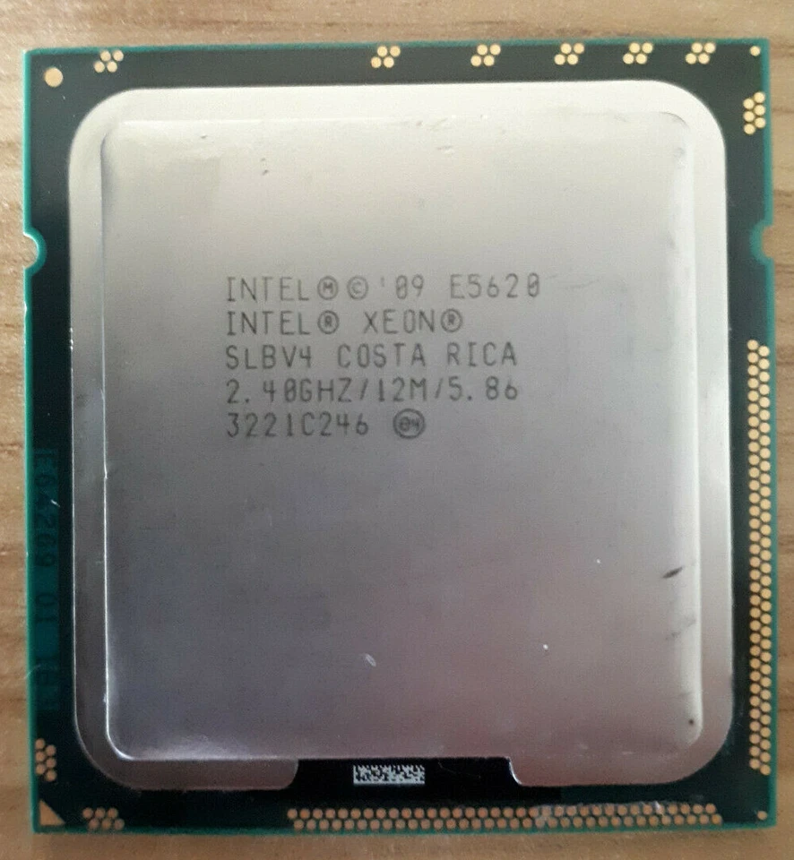 Intel Xeon E5620 (SLBV4) 2.40ghz 4C/8T 80W Socket LGA1366 CPU - Intel Processor - Image 1 of 1