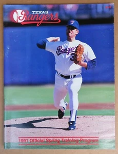Nolan Ryan / George W Bush - Texas Rangers 1991 Program - Picture 1 of 2