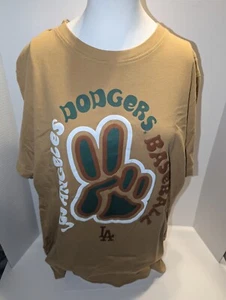 New Era Los Angeles Dodgers Camp Short Sleeve T-Shirt Tee Men's Size Medium - Picture 1 of 6