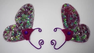 Ear Wings - Large Magenta Sequins - Bild 1 von 3