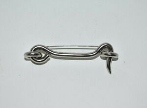 Unigue Silver Tone Door Hook Brooch Pin