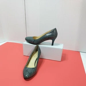 Cole Haan Womens Heels Size 6B Gray Snake Print - Picture 1 of 9