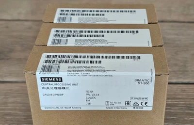 SIEMENS SIMATIC CPU315-2PN/DP, 6ES7315-2EH14-0AB0  SOFORT! Gewährl., inkl. MwSt. - Bild 1 von 2