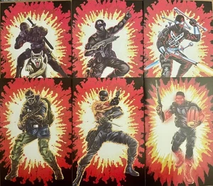 SET GI Joe RAH #264 SDCC 2019 IDW Snake Eyes Toy Variants Silent Master NYCC 266 - Picture 1 of 2