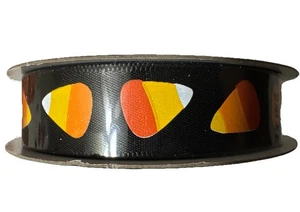 Halloween Candy Corn Craft Ribbon. - Picture 1 of 3