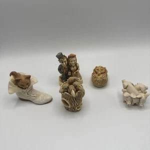 Lote de 5 cajas de baratijas Harmony Kingdom gato, pájaros, erizo, cerdos, matrimonio nuevas - Imagen 1 de 17