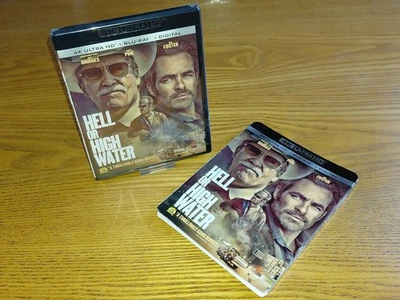 HELL OR HIGH WATER new 4K Ultra HD Blu-ray US region a free (rare OOP slipcover) - Image 1 of 3