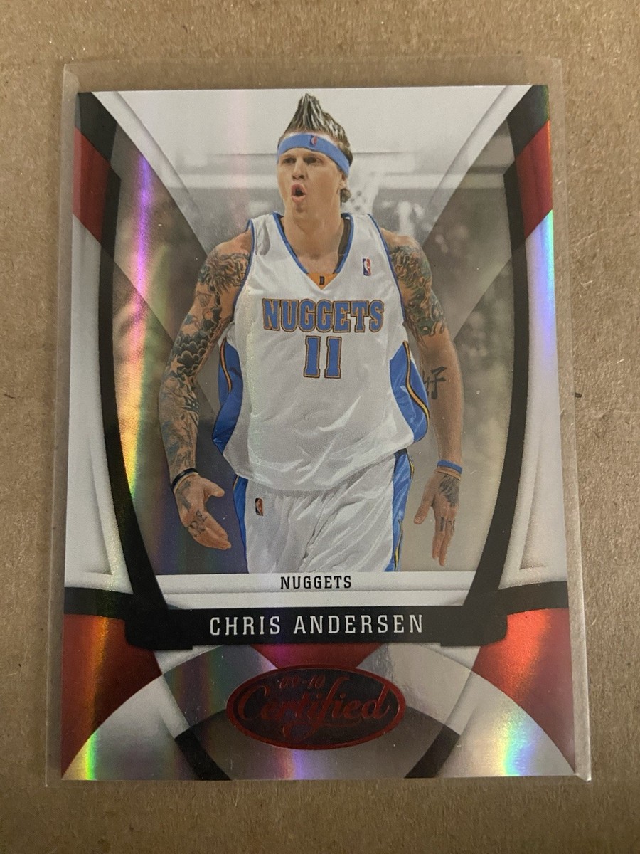 Chris Andersen Basketball Serial Numbered Sports Trading Chris Andersen Basketball Serial Numbered Sports Trading