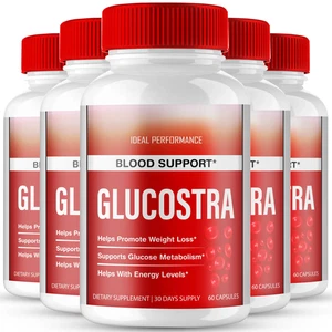Glucostra Capsules, Official Glucostra Advanced Blood Formula Supplement Pills - - Picture 1 of 12
