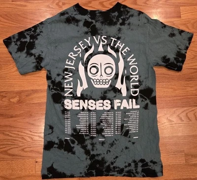 Camisa Senses Fail 2024 M Doble Cara Tie Dye Buddy Nielsen Pure Noise Records Foto 1 de 4