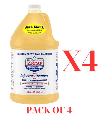 SALE Pack of 4 Lucas Oil 10013 Upper Cylinder Lubricant and Injector Cleaner - Изображение 1 из 4