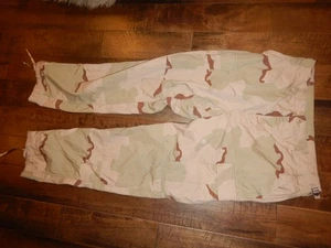3 Color Desert Camo DCU Pants * USGI Pants LARGE LONG - Picture 1 of 5