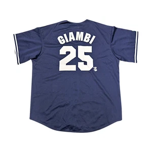 Jason Giambi New York Yankees Majestic Batting Practice Jersey Size XL - Picture 1 of 6