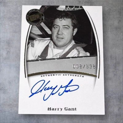 Harry Gant SKOAL BANDIT PACK PULLED signed HOFer card 2007 PRESS PASS LEGENDS #d - Image 1 of 2