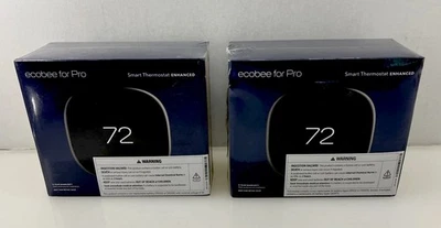 (2) Ecobee Pro Enhanced Smart Thermostat - EB-STATE6LP-01 - New Sealed - Image 1 of 4