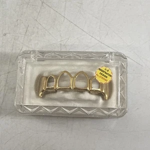Best Grillz Gold Plated Hip Hop Teeth Gangster Fangs L020-4OF FHG - Picture 1 of 7