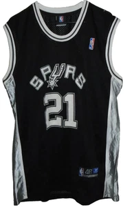 Tim Duncan Vintage Reebok San Antonio Spurs NBA Stitched Trikot Gr.48 - Bild 1 von 3